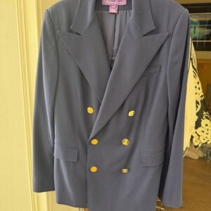 Ralph Lauren Purple Label Navy Icon Blazer